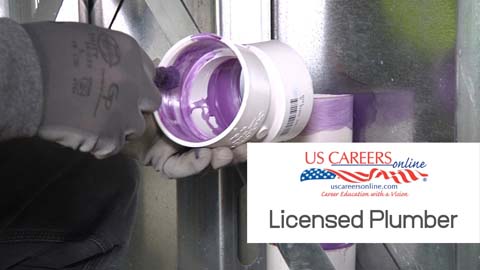 A video about being a licensed plumber as a career.