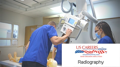 Radiologists at work.