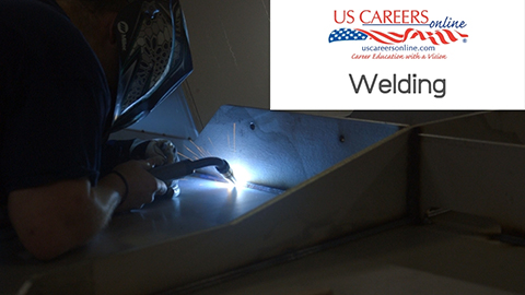 A welder working on a seam.